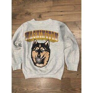 1980s  Tultex Vintage University Of Washington Huskies Sweatshirt Sz Medium